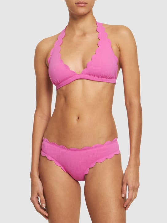 Marysia: Bas de bikini taille haute Antibes - Rose - women_1 | Luisa Via Roma