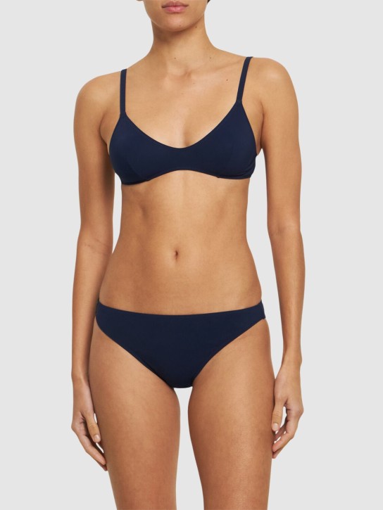 Lido: Quarantatre triangle bikini set - Navy - women_1 | Luisa Via Roma