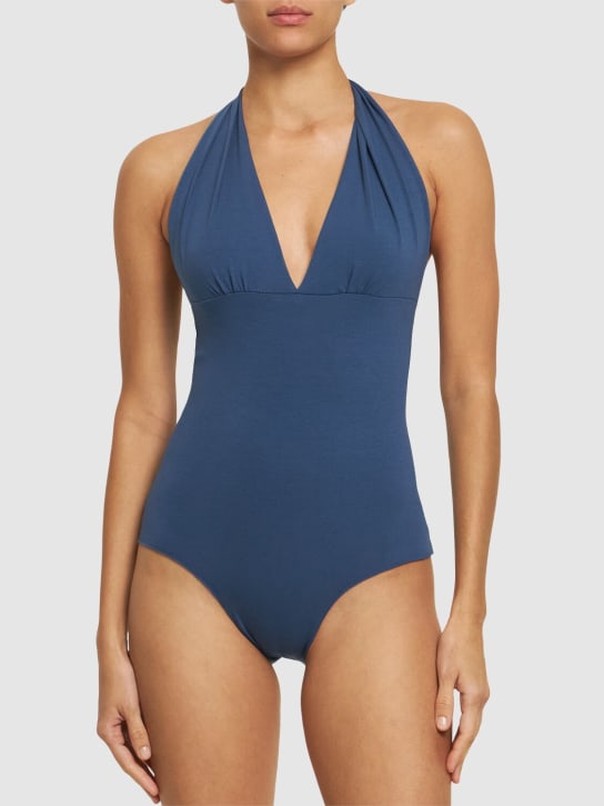 Isole & Vulcani: Venere jersey one piece swimsuit - Blue - women_1 | Luisa Via Roma