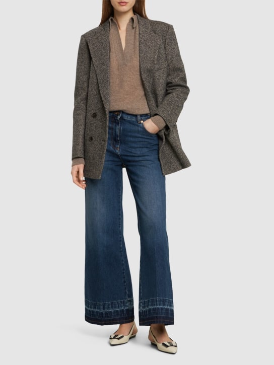 Valentino: Jeans aus Denim - Dunkelblau - women_1 | Luisa Via Roma