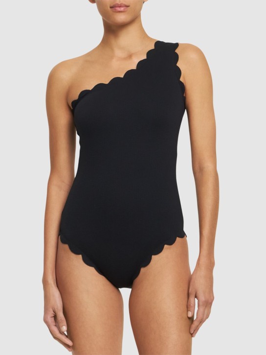 Marysia: Santa Barbara one piece swimsuit - Black/Indigo - women_1 | Luisa Via Roma