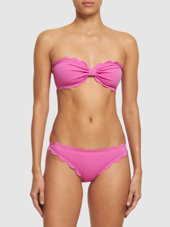 Marysia: Top de bikini bandeau Antibes - Rosa - women_1 | Luisa Via Roma
