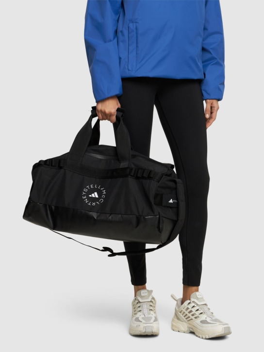 adidas By Stella McCartney: ASMC Gym 24/7 duffle bag - Black - women_1 | Luisa Via Roma