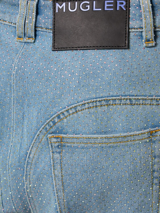 wholesale store Medium spiral curve leather shoulder bag Mugler