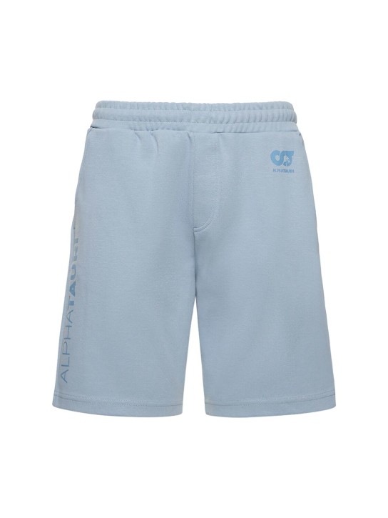 Alphatauri: Phers shorts - Stone Blue - men_0 | Luisa Via Roma