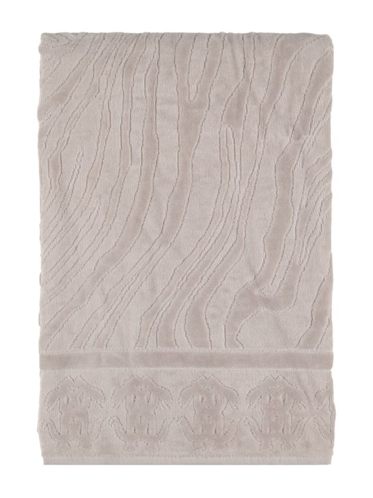 Roberto Cavalli: Okapi towel - Grey - ecraft_0 | Luisa Via Roma
