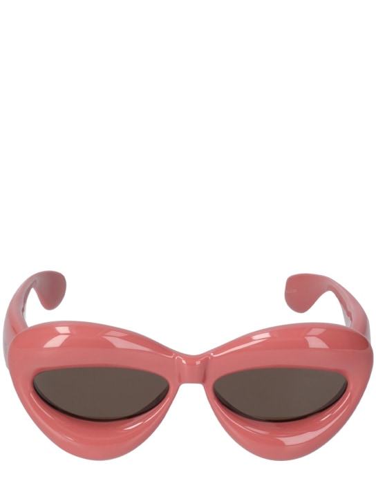 Loewe: Inflated cat-eye sunglasses - Pink - men_0 | Luisa Via Roma