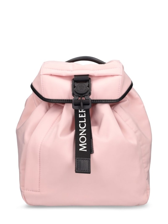Moncler: Trick tech backpack - Bashful Blush - women_0 | Luisa Via Roma