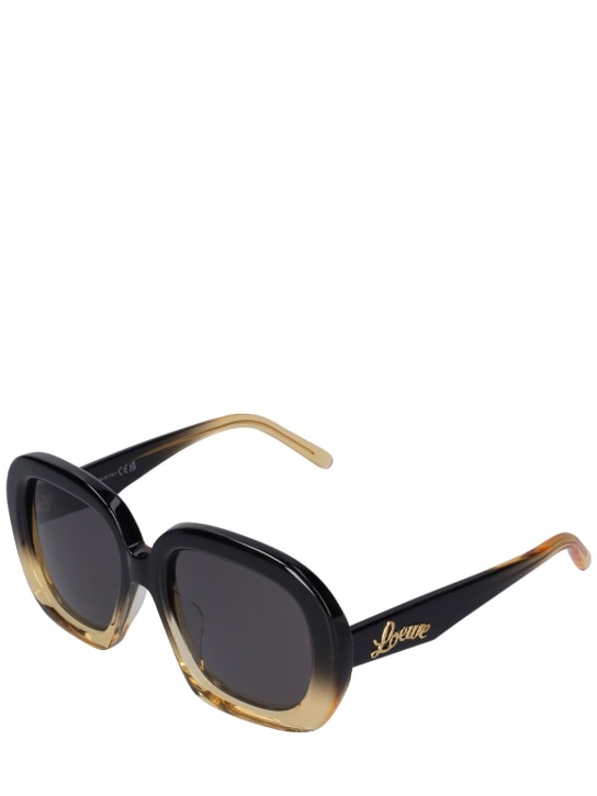 Loewe: Curvy acetate sunglasses - Black - men_1 | Luisa Via Roma