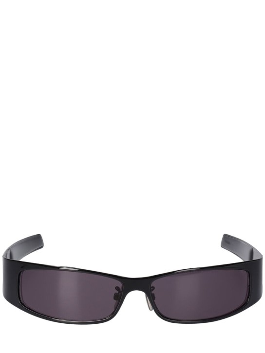 Givenchy: G Scape metal sunglasses - Black/Smoke - men_0 | Luisa Via Roma