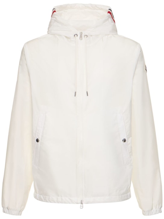 Moncler: Grimpeurs hooded nylon jacket - White - men_0 | Luisa Via Roma