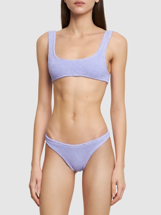 Reina Olga: Ginny scrunch bikini set - Lilac - women_1 | Luisa Via Roma