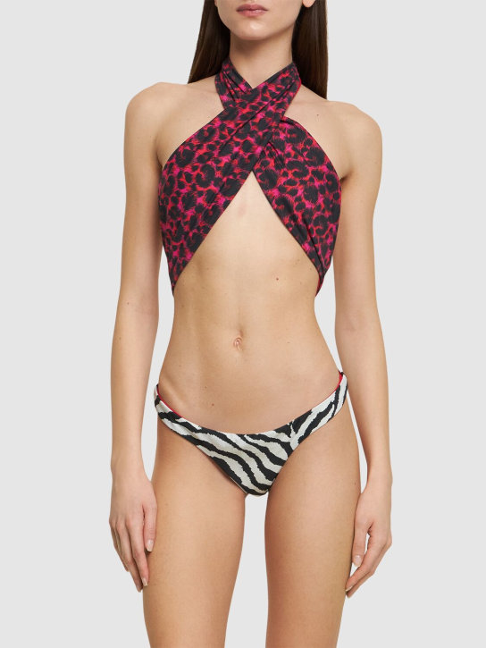 Reina Olga: Crisscross-Bikini mit Neckholder „Showpony“ - Bunt - women_1 | Luisa Via Roma