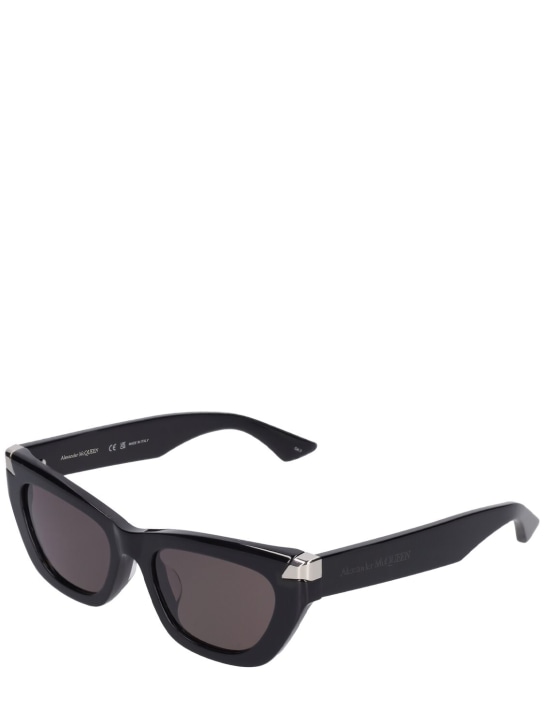 Alexander McQueen: AM0440SA Acetate sunglasses - Black - men_1 | Luisa Via Roma