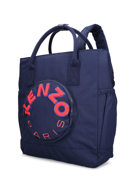 Kenzo Kids: Tech canvas changing bag & mat - Multicolor - kids-boys_1 | Luisa Via Roma