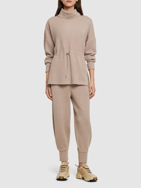 Varley: Freya viscose blend sweatshirt - Grey - women_1 | Luisa Via Roma