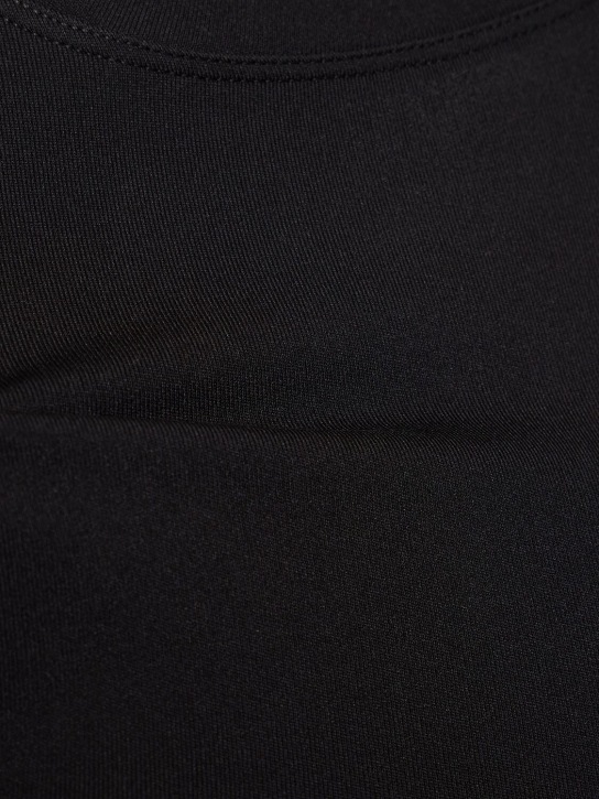 Wardrobe.nyc: Opaque stretch jersey t-shirt - Black - women_1 | Luisa Via Roma
