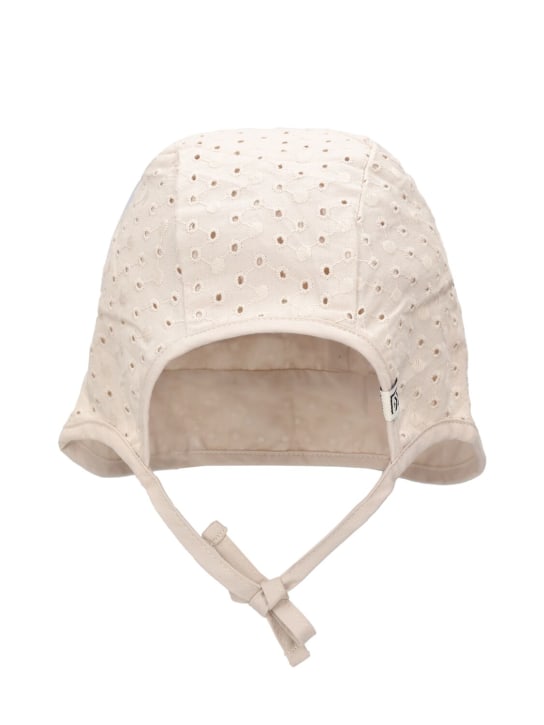 Liewood: Sombrero de algodón orgánico - Beige - kids-girls_0 | Luisa Via Roma