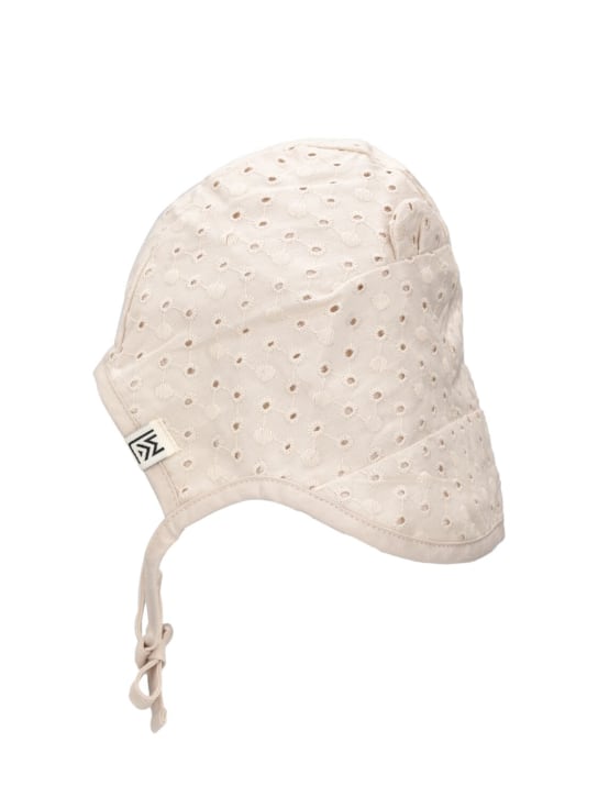 Liewood: Sombrero de algodón orgánico - Beige - kids-girls_1 | Luisa Via Roma