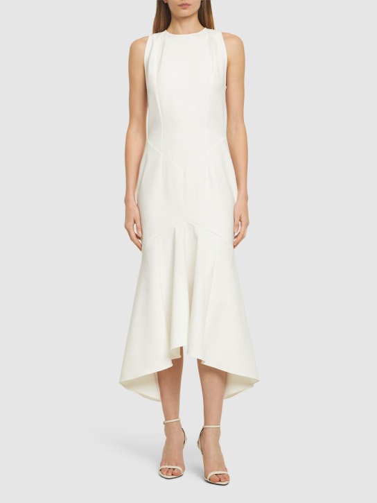 Alexandre Vauthier: Langes Kleid aus Jersey - Weiß - women_1 | Luisa Via Roma