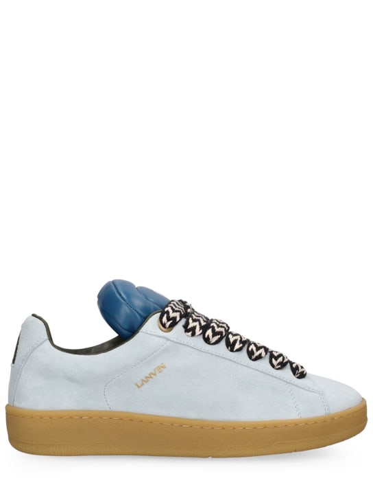 Lanvin: Sneakers Curb Lite - Blu/Blu Scuro - men_0 | Luisa Via Roma