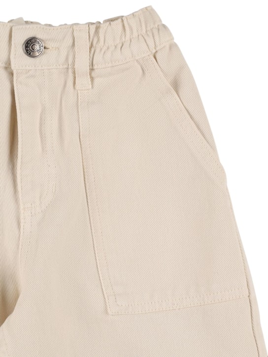 The New Society: BCI cotton jeans - Beige - kids-girls_1 | Luisa Via Roma