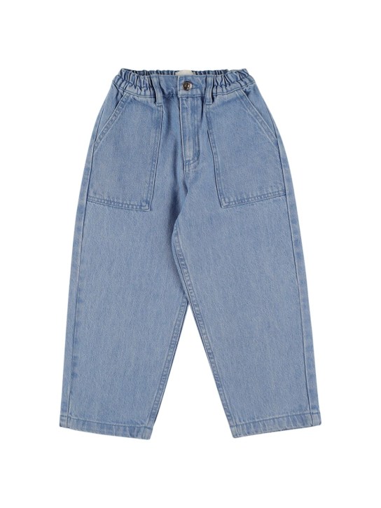 The New Society: Jeans in cotone BCI - Blu - kids-girls_0 | Luisa Via Roma