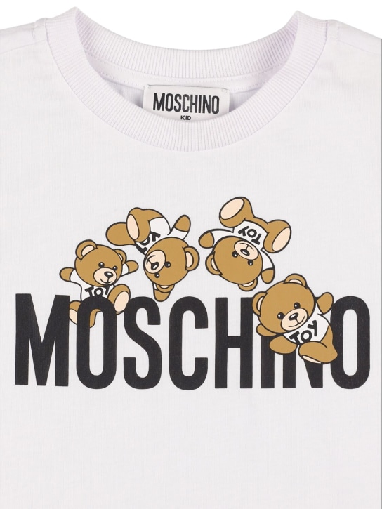 Moschino: In jersey di cotone - Bianco - kids-boys_1 | Luisa Via Roma