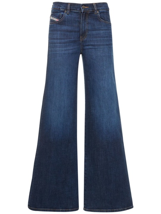 Diesel: 1978 D-Akemi flared jeans - Blue - women_0 | Luisa Via Roma