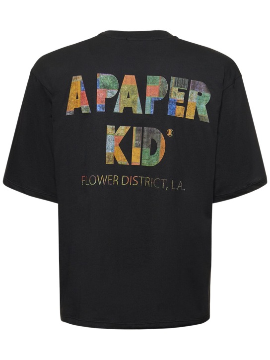 A Paper Kid: A Paper Kid unisex t-shirt - Black - men_0 | Luisa Via Roma