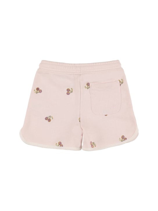Bonpoint: Shorts de algodón bordados - Rosa - kids-girls_1 | Luisa Via Roma