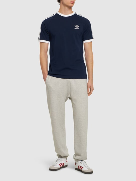 adidas Originals: T-Shirt aus Baumwolle mit 3 Streifen - Nindig - men_1 | Luisa Via Roma
