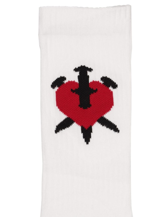 Unknown: Dagger Heart cotton socks - men_1 | Luisa Via Roma