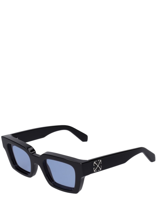 Off-White: Virgil acetate sunglasses - Black/Blue - women_1 | Luisa Via Roma
