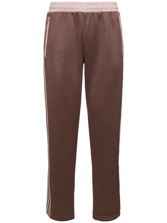 adidas Originals: Premium cotton blend track pants - Brown - men_0 | Luisa Via Roma