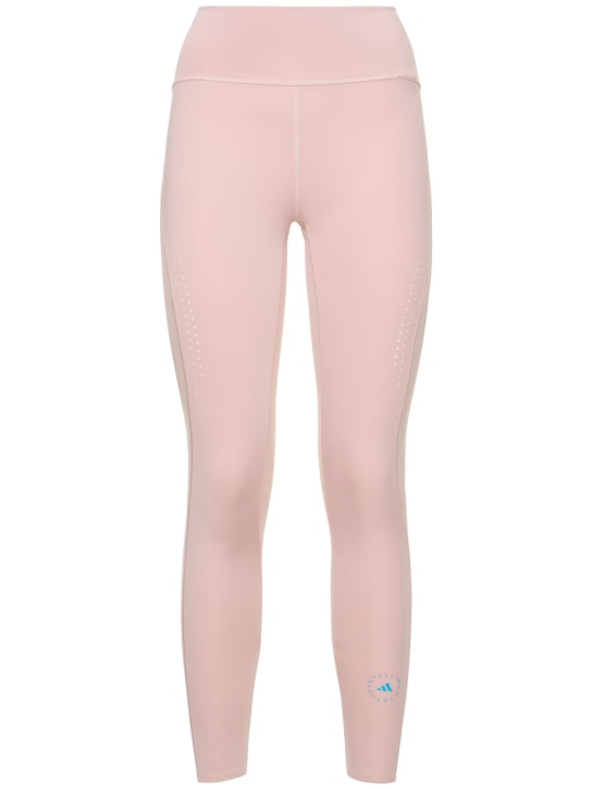 adidas By Stella McCartney: TruePurpose Optime leggings - Pink - women_0 | Luisa Via Roma