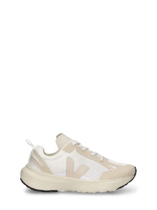 Veja: Canary recycled lace-up sneakers - White - kids-boys_0 | Luisa Via Roma