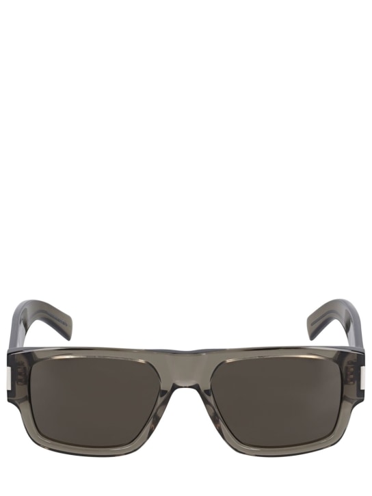 Saint Laurent: SL 659 acetate sunglasses - Taupe - men_0 | Luisa Via Roma