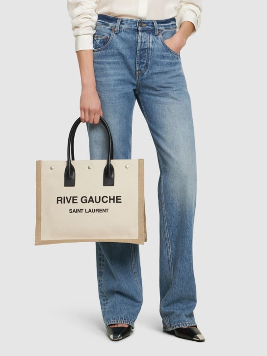 Saint Laurent: Rive Gauche tote bag - women_1 | Luisa Via Roma