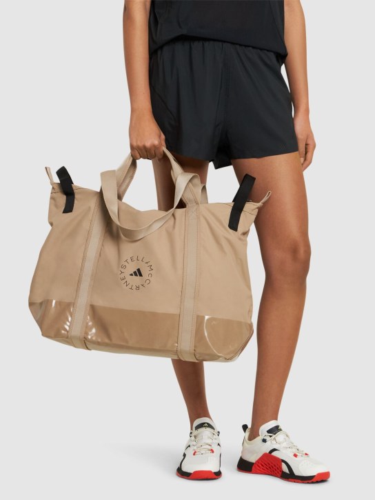 adidas By Stella McCartney: ASMC tote bag - Trace Khaki - women_1 | Luisa Via Roma