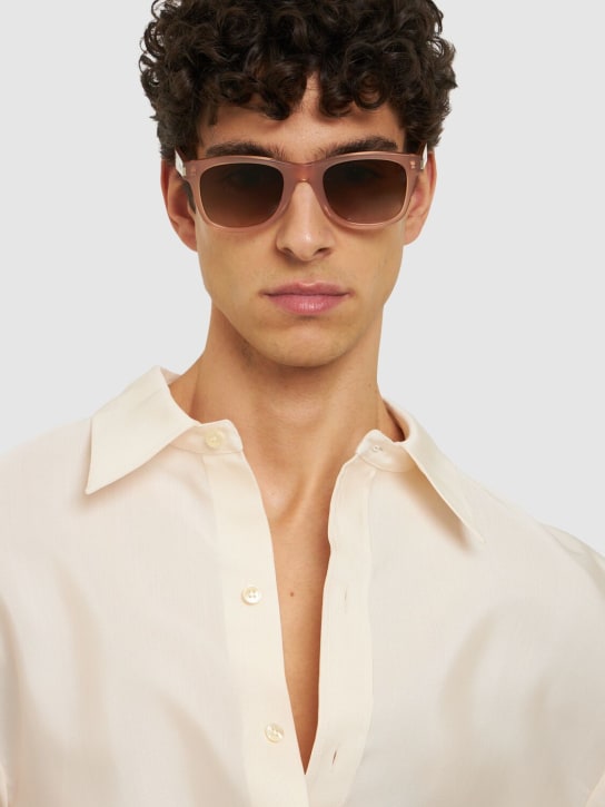 Saint Laurent: SL 51 acetate sunglasses - Orange - men_1 | Luisa Via Roma
