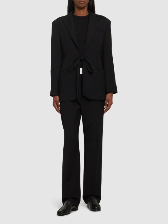 TOVE: Ade tailored cotton blend jacket - Black - women_1 | Luisa Via Roma