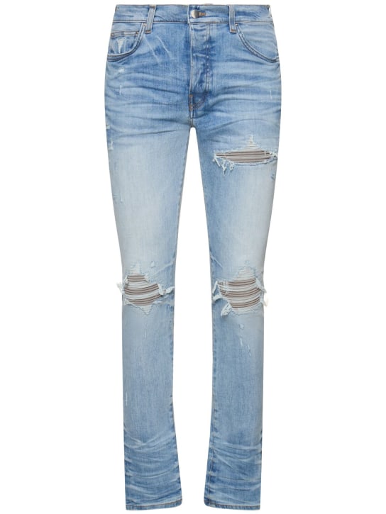 Amiri: MX1 Skinny cotton denim jeans - Indigo - men_0 | Luisa Via Roma