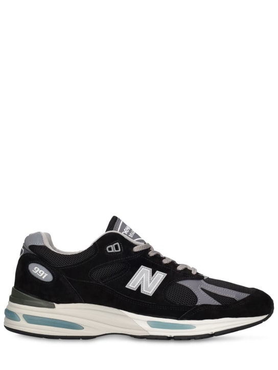 New Balance: Sneakers 991 V2 - Noir - men_0 | Luisa Via Roma