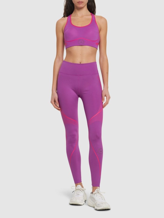 adidas By Stella McCartney: Running leggings - Purple - women_1 | Luisa Via Roma
