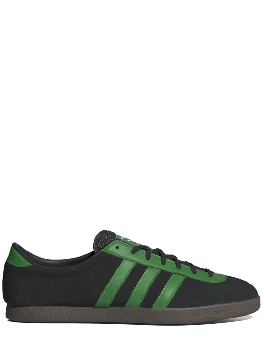 adidas Originals: London sneakers - Black/Green - women_0 | Luisa Via Roma