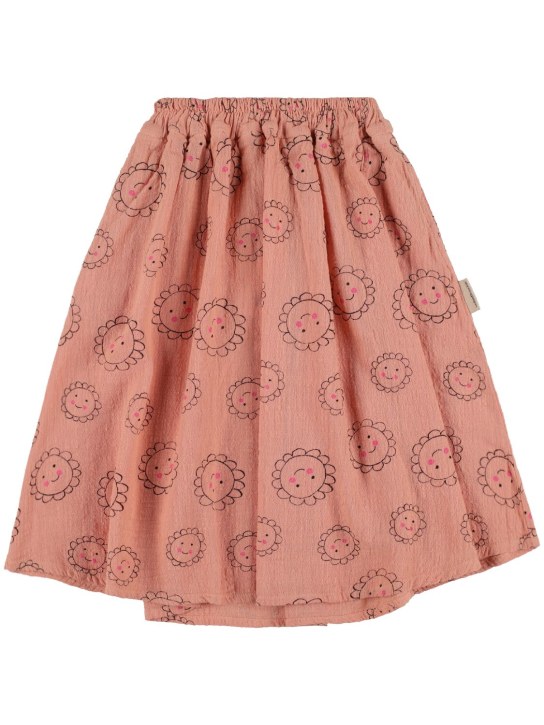 Weekend House Kids: Printed cotton blend skirt - Pink - kids-girls_0 | Luisa Via Roma