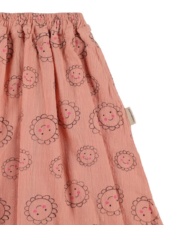 Weekend House Kids: Printed cotton blend skirt - Pink - kids-girls_1 | Luisa Via Roma