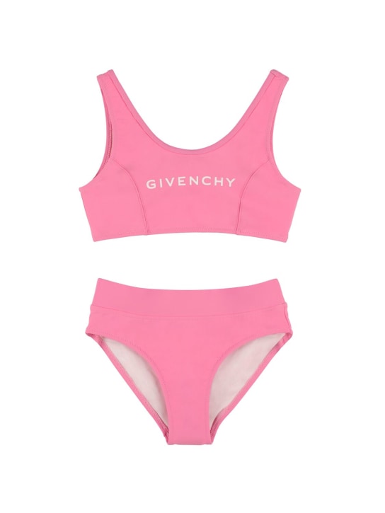 Givenchy: 로고 비키니 - 핑크 - kids-girls_0 | Luisa Via Roma