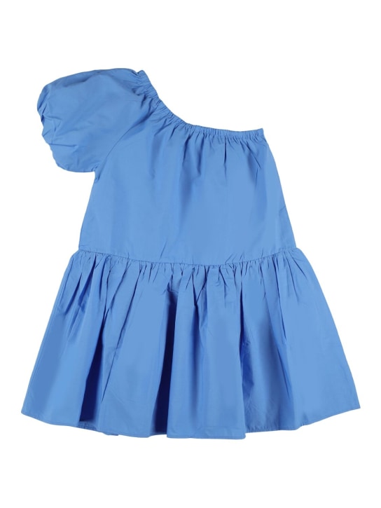 Molo: Organic cotton dress - Blue - kids-girls_0 | Luisa Via Roma